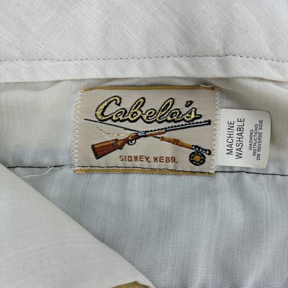 Vintage Cabelas Hunting Pants Men 36x32 Camouflage Brown Brush Guard Insulated - Picture 6 of 16